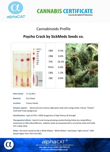 Psycho Crack / FEM 3er / SickMeds Seeds