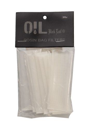 Oil Black Leaf Rosin Bag Filterbeutel 30 &micro;m S-M (80 x 30mm) 10 St&uuml;ck