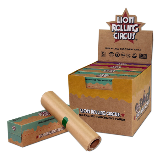 Lion Rolling Circus Pergamentpapier ungebleicht 15 cm x 10 m