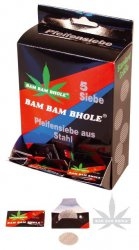 Bam Bam Bhole Stahlsiebe-20mm 5Stk.