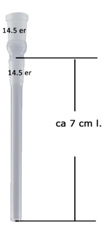 Bam Bam Bhole Glaskupplung 14,5 mm 7cm