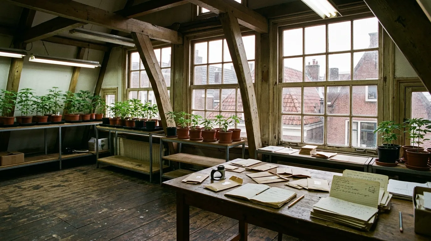 Luc Krol: Der Gründer, der Paradise Seeds in Amsterdam gehalten hat.